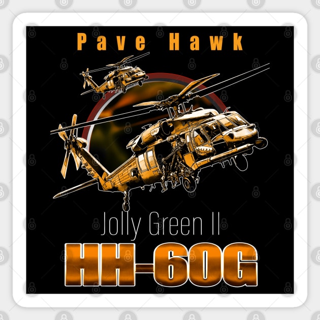 Pave Hawk HH-60G Search and  Rescue Helicopter Us Navy Air Force Sticker by aeroloversclothing